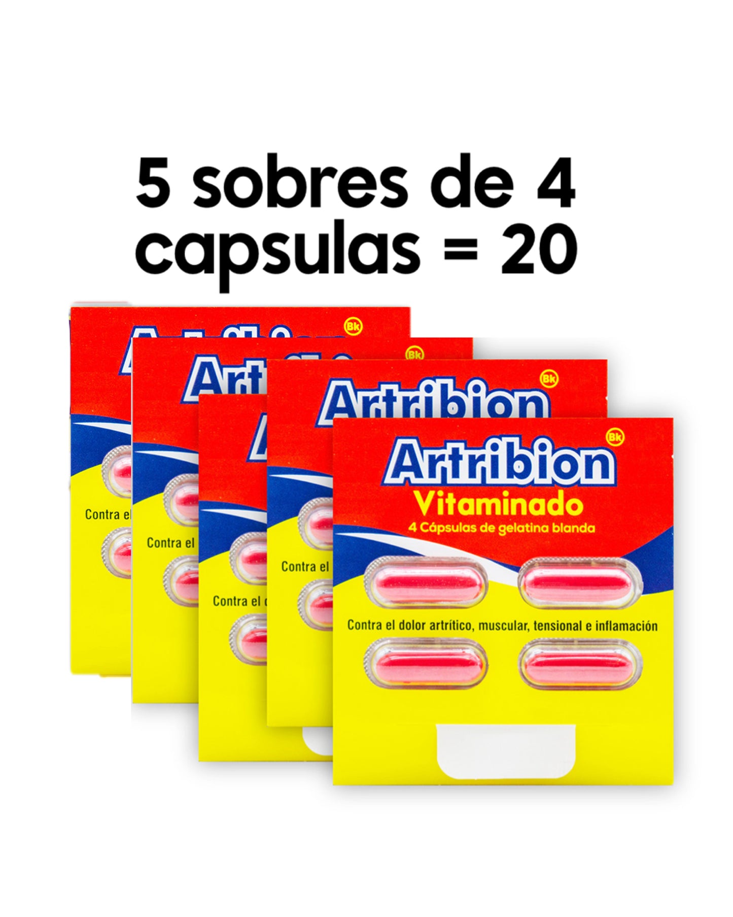 Artribion Vitaminado gelcaps Biokemical Display