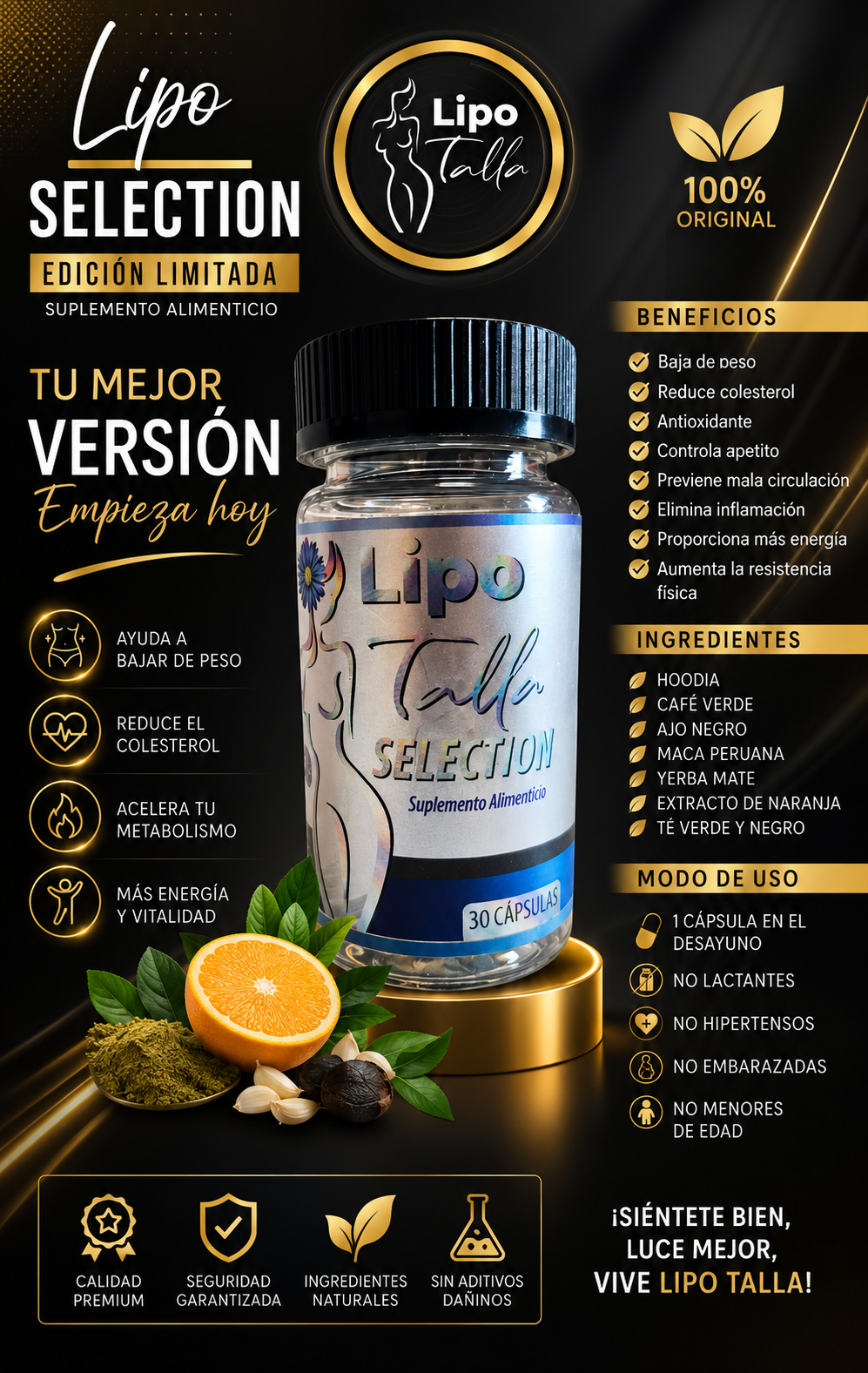 LipoTalla Selection