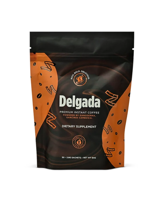 Coffee Slim Delgada con hongo Ganoderma Lucidum Intense Burn Diet - Café Instantáneo para Adelgazar