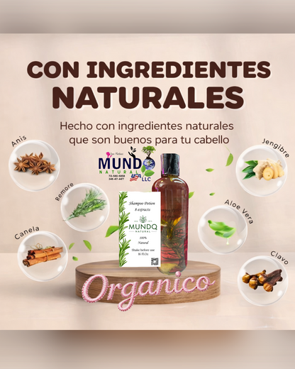 Shampo pócima 8 extractos