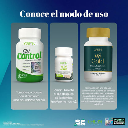 W8 GOLD Raiz de Tejocote