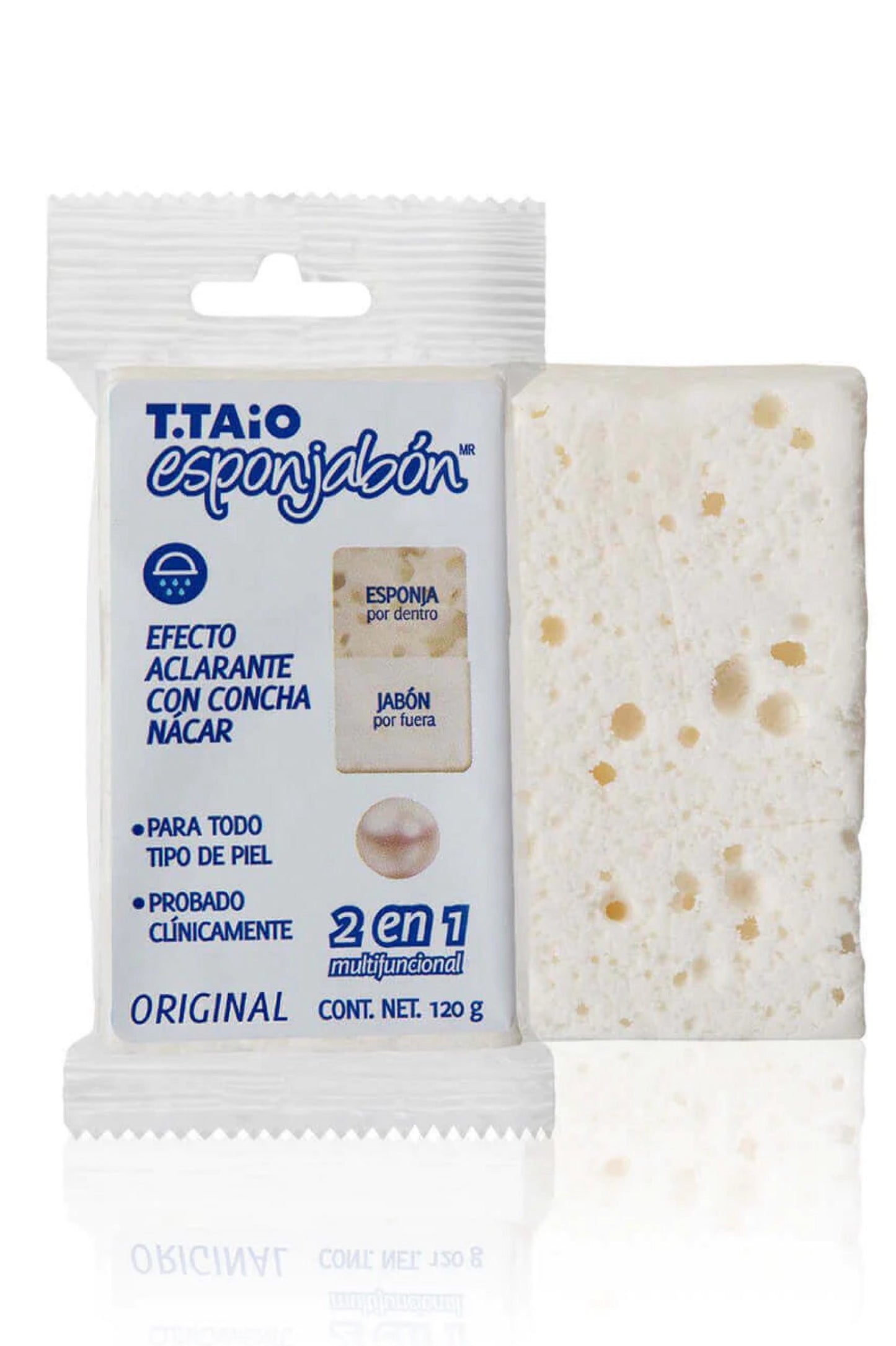 Jabón Esponjabon T-TAiO - soap with integrated 2-in-1 sponge