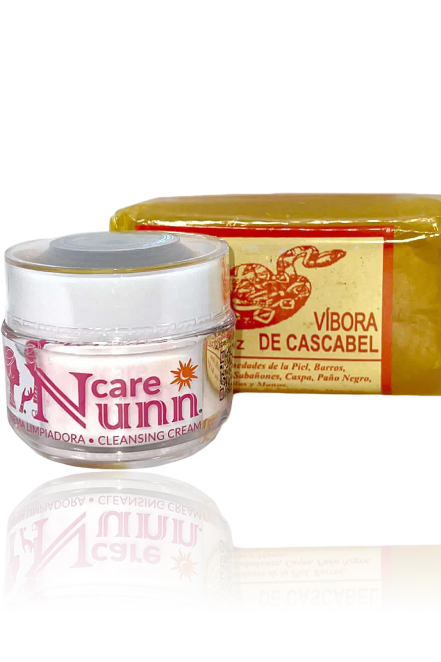 NunnCare crema facial + jabón aceite de vibora de cascabel