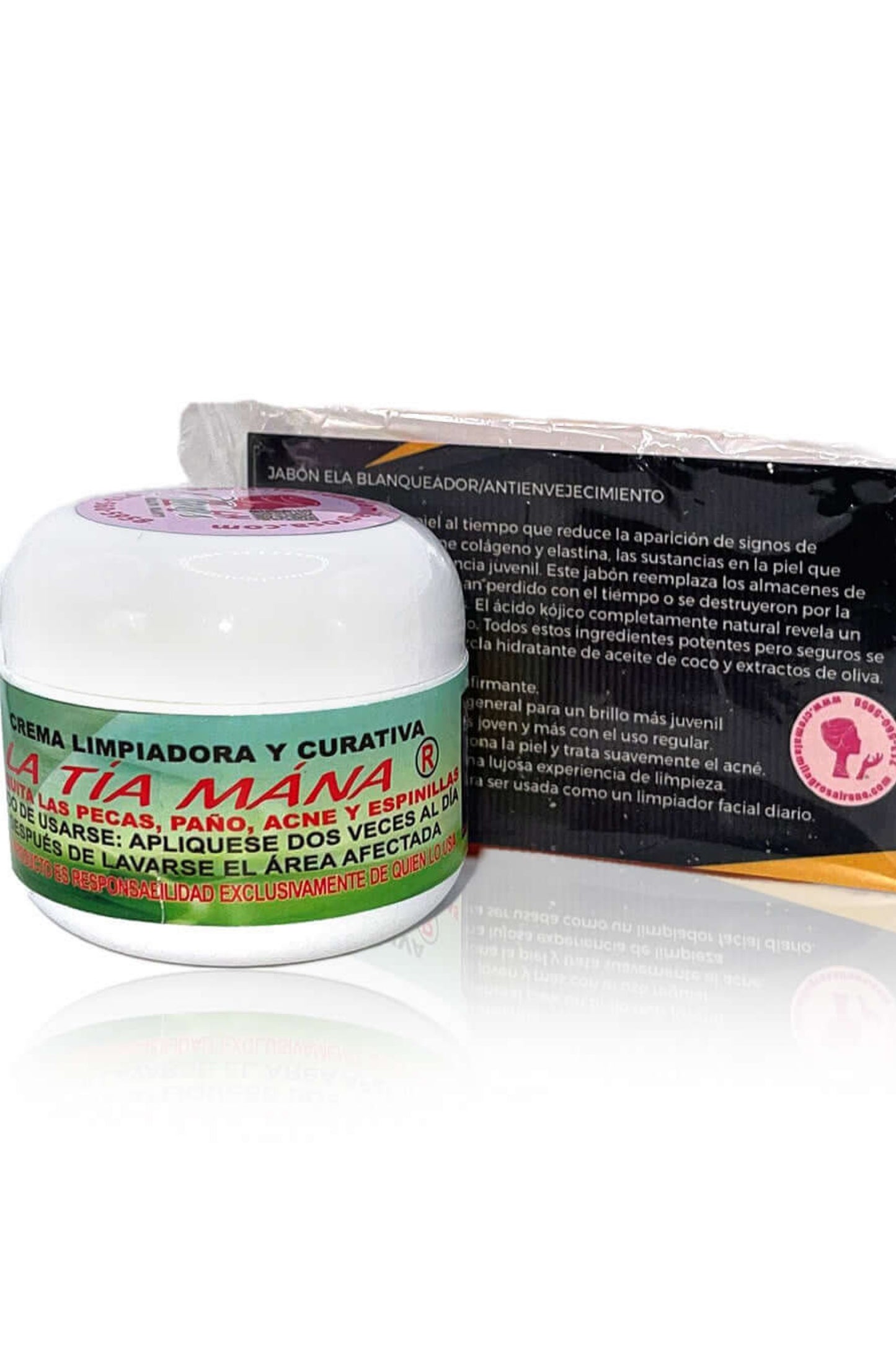 La Tía Mana crema facial + jabón ela