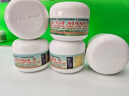 1- Crema facial La Tía Mana + jabón vibora de cascabel