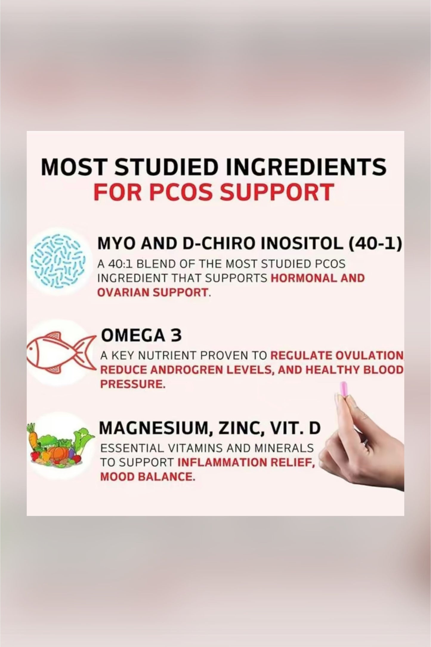 Happy hormones PCOS multivitamin