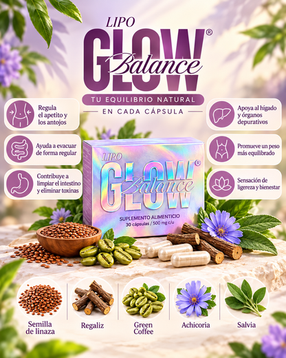 GLOW Balance | Suplemento alimenticio, 30 cápsulas