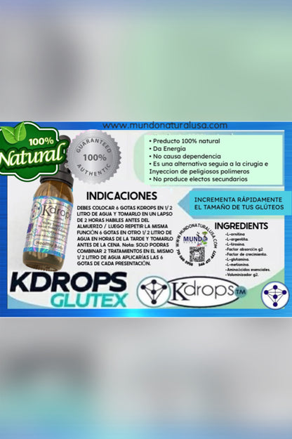 Kdrops Glutex (Glúteos)