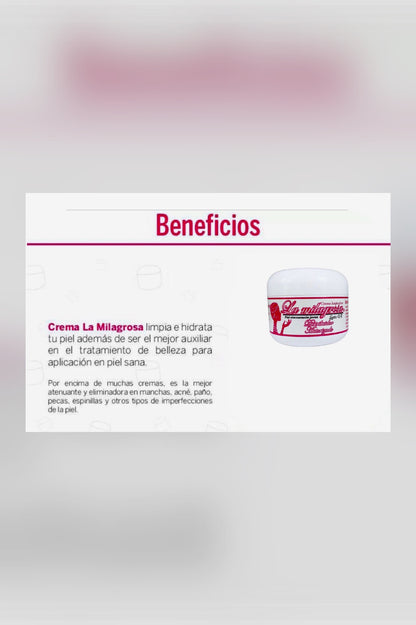 La Milagrosa crema facial - facial cream