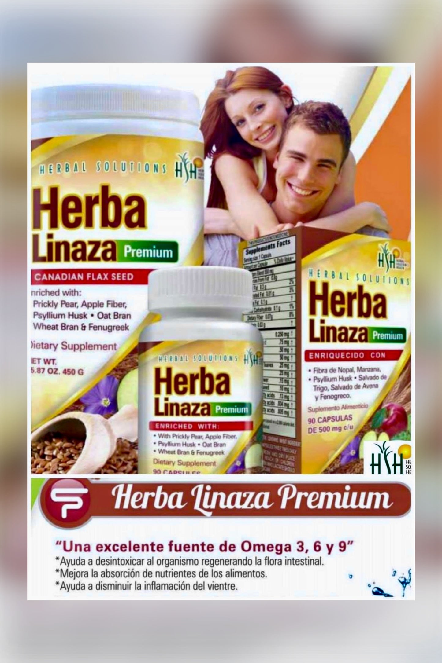 NV Herbal Linaza fibra