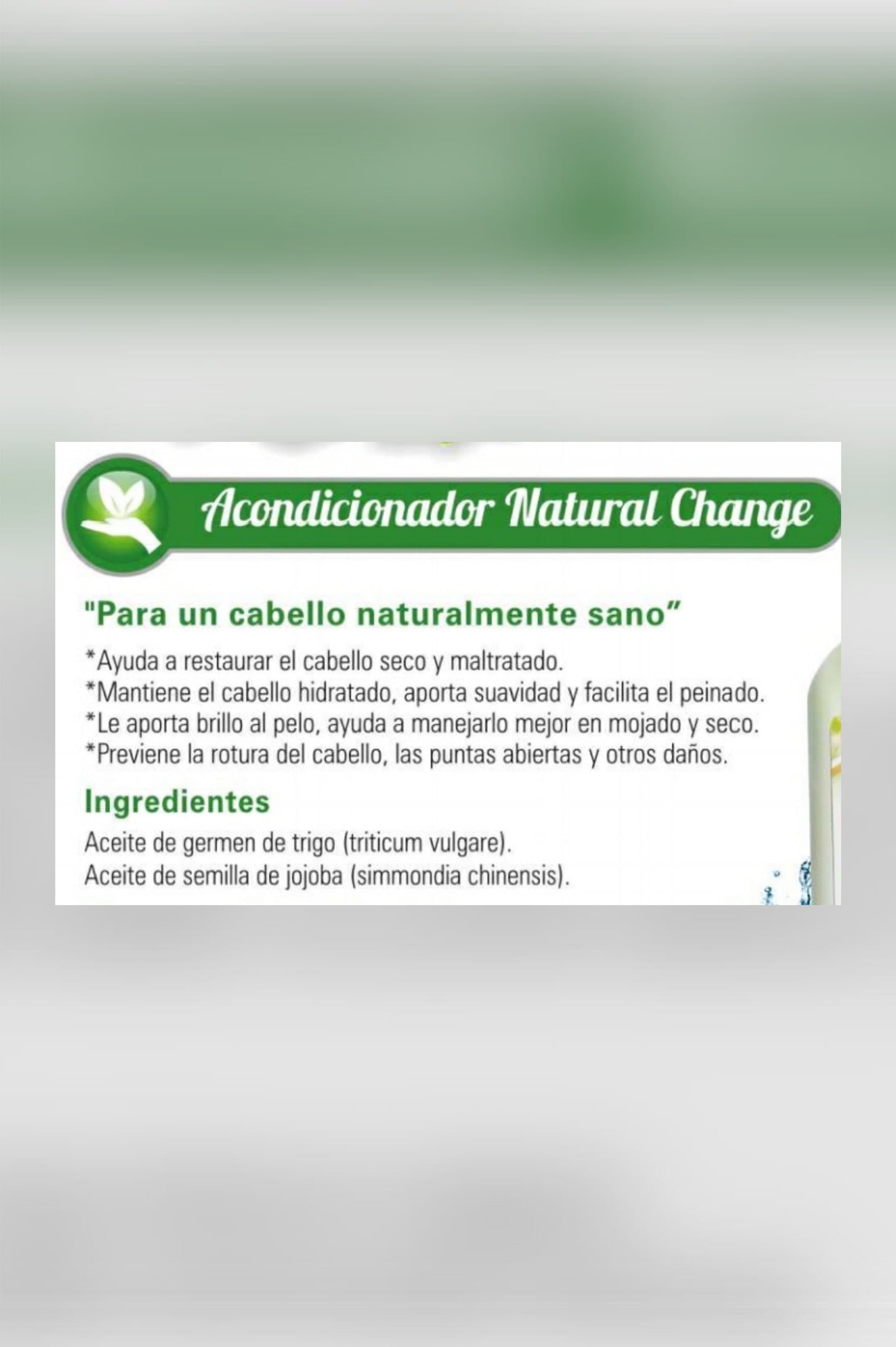 Acondicionador Cambio Natural