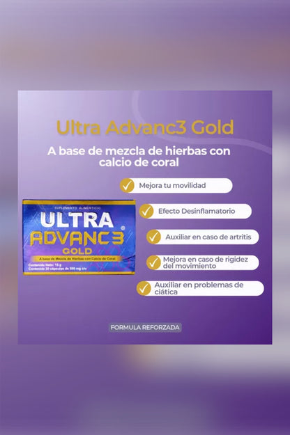 ULTRA ADVANC3 GOLD con Calcio de Coral Reforzada