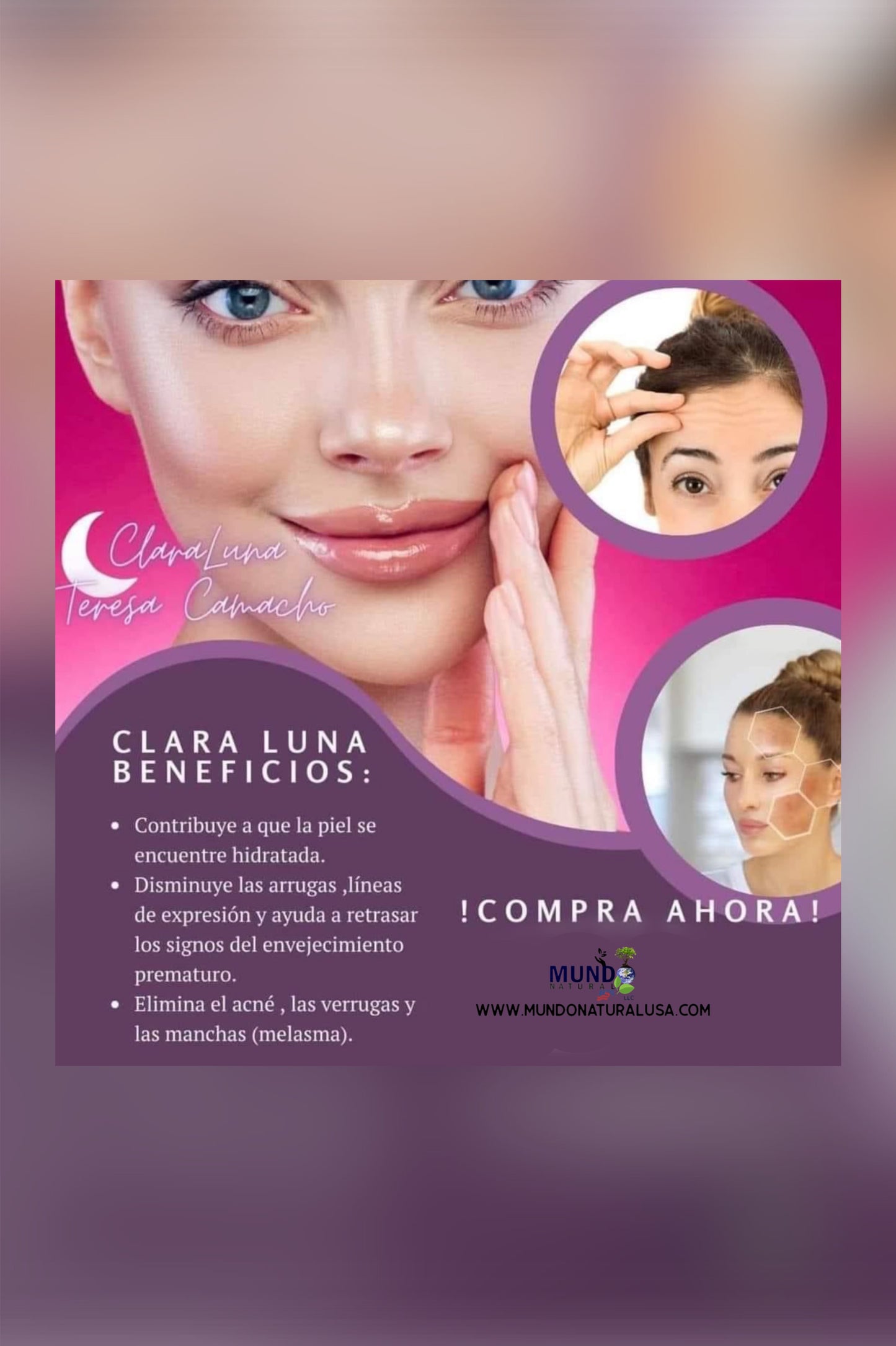 ClaraLuna crema facial dia y noche