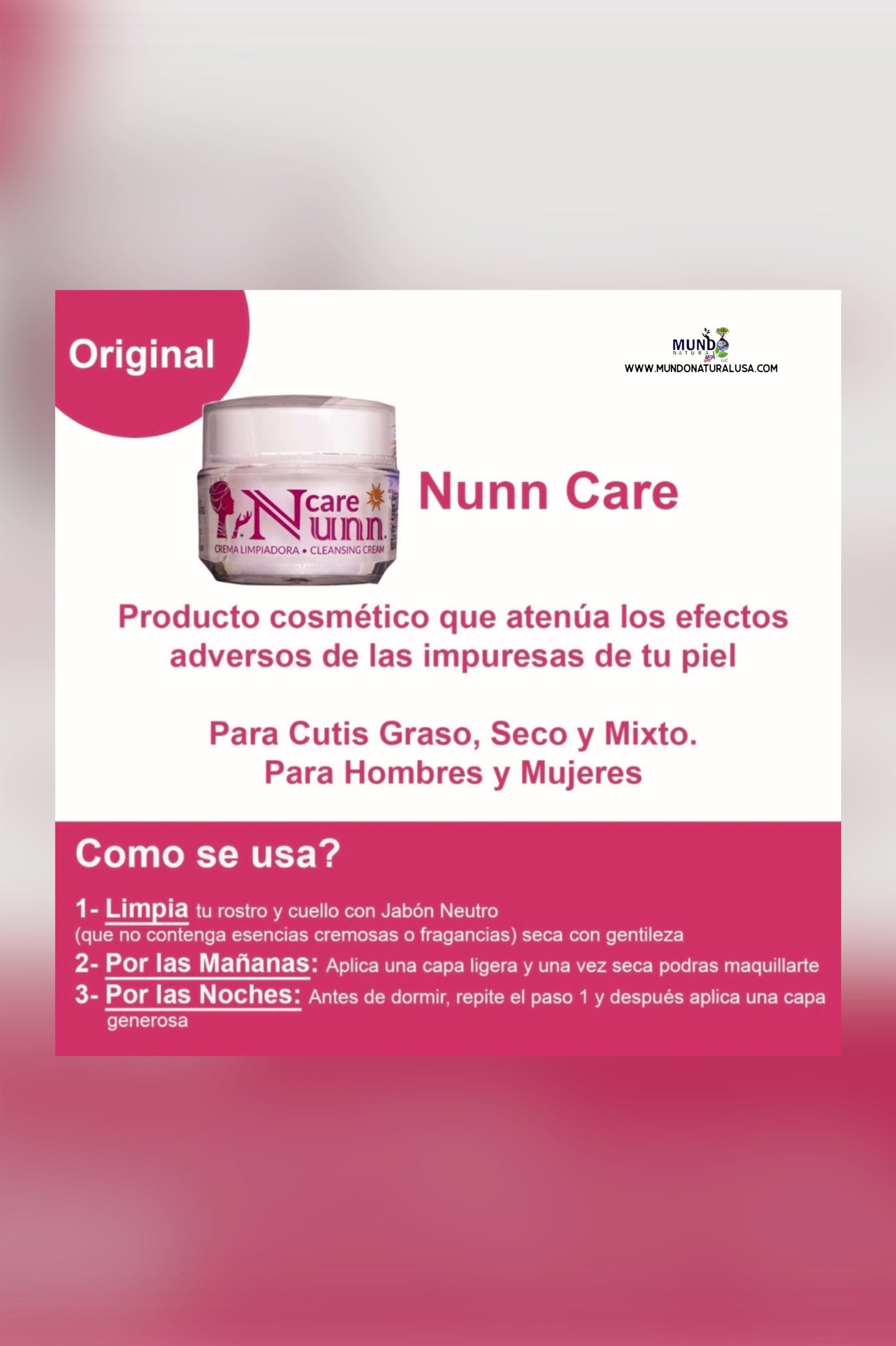 NunnCare crema facial