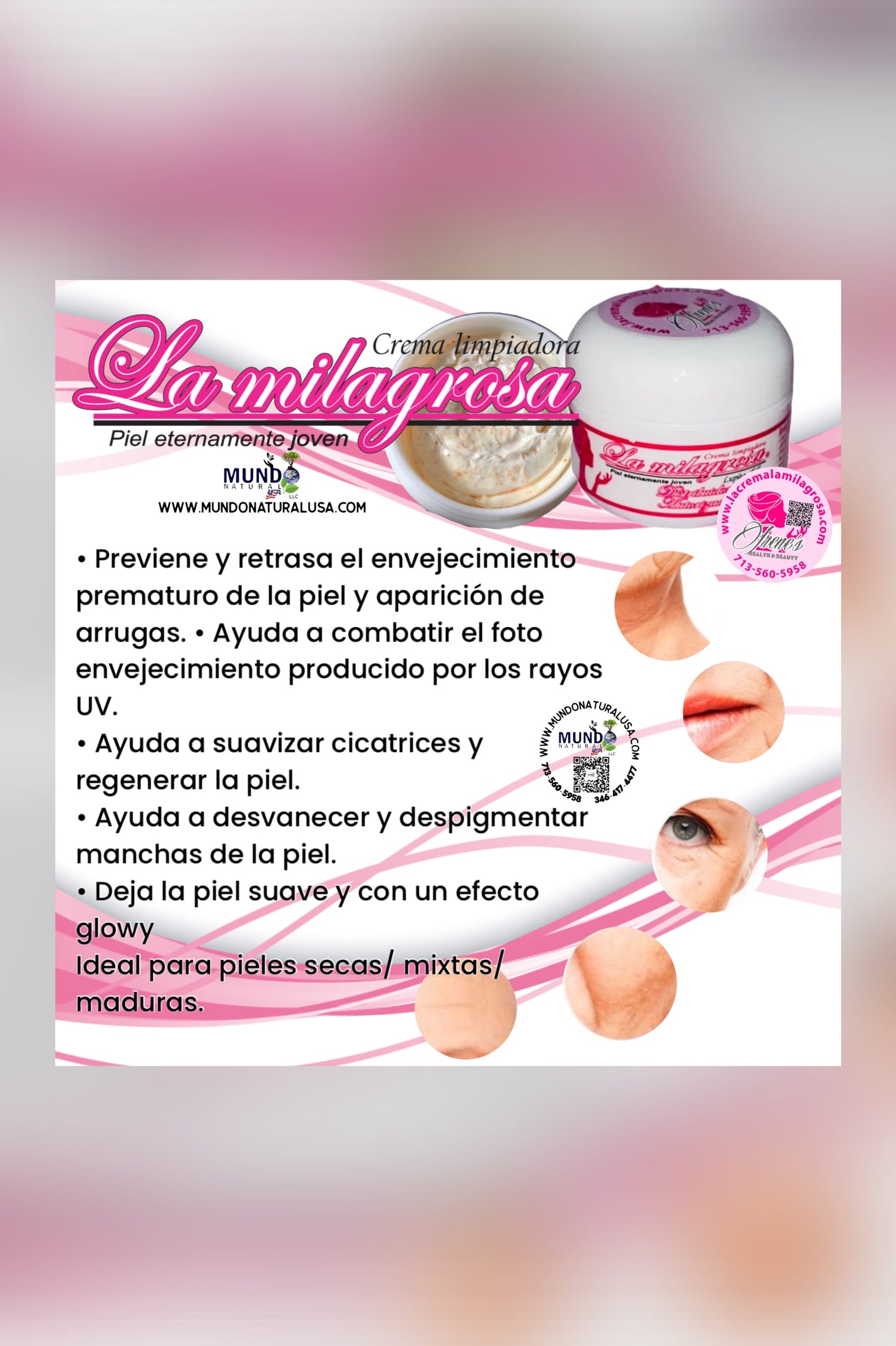 La Milagrosa crema facial - facial cream