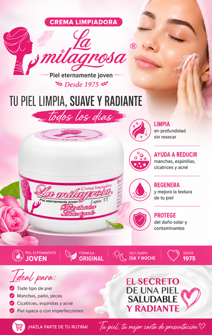 La Milagrosa crema facial + jabón aceite de vibora de cascabel