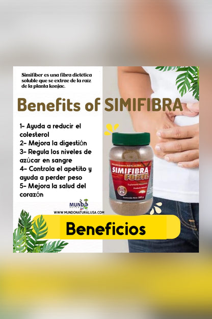 Simifibra Forte (300g) Supplemento Alimenticio- Polvo para preparar bebida con fibra