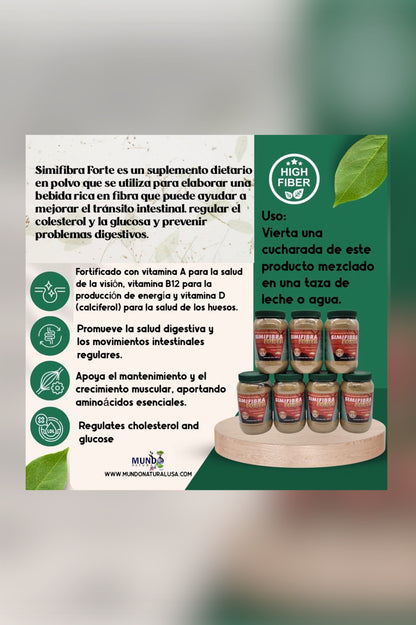 Simifibra Forte (300g) Supplemento Alimenticio- Polvo para preparar bebida con fibra