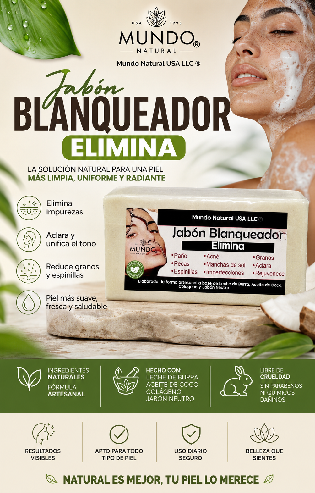 Jabon el poderoso mundo natural