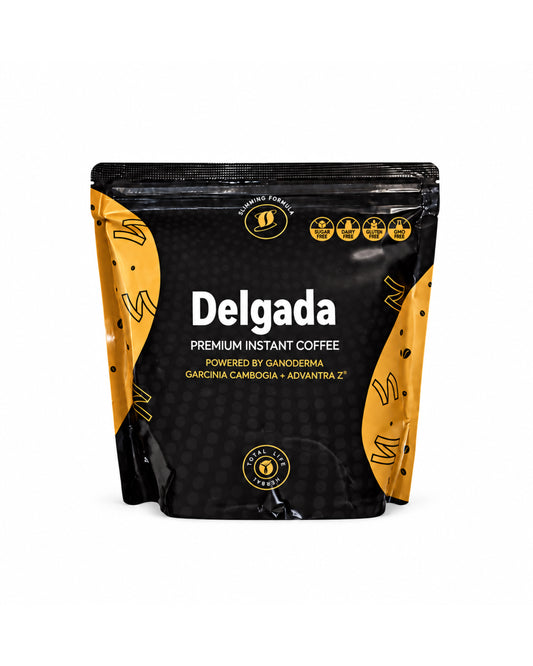 Coffee Slim Delgada con hongo Ganoderma Lucidum Intense Burn Diet - Café Instantáneo para Adelgazar