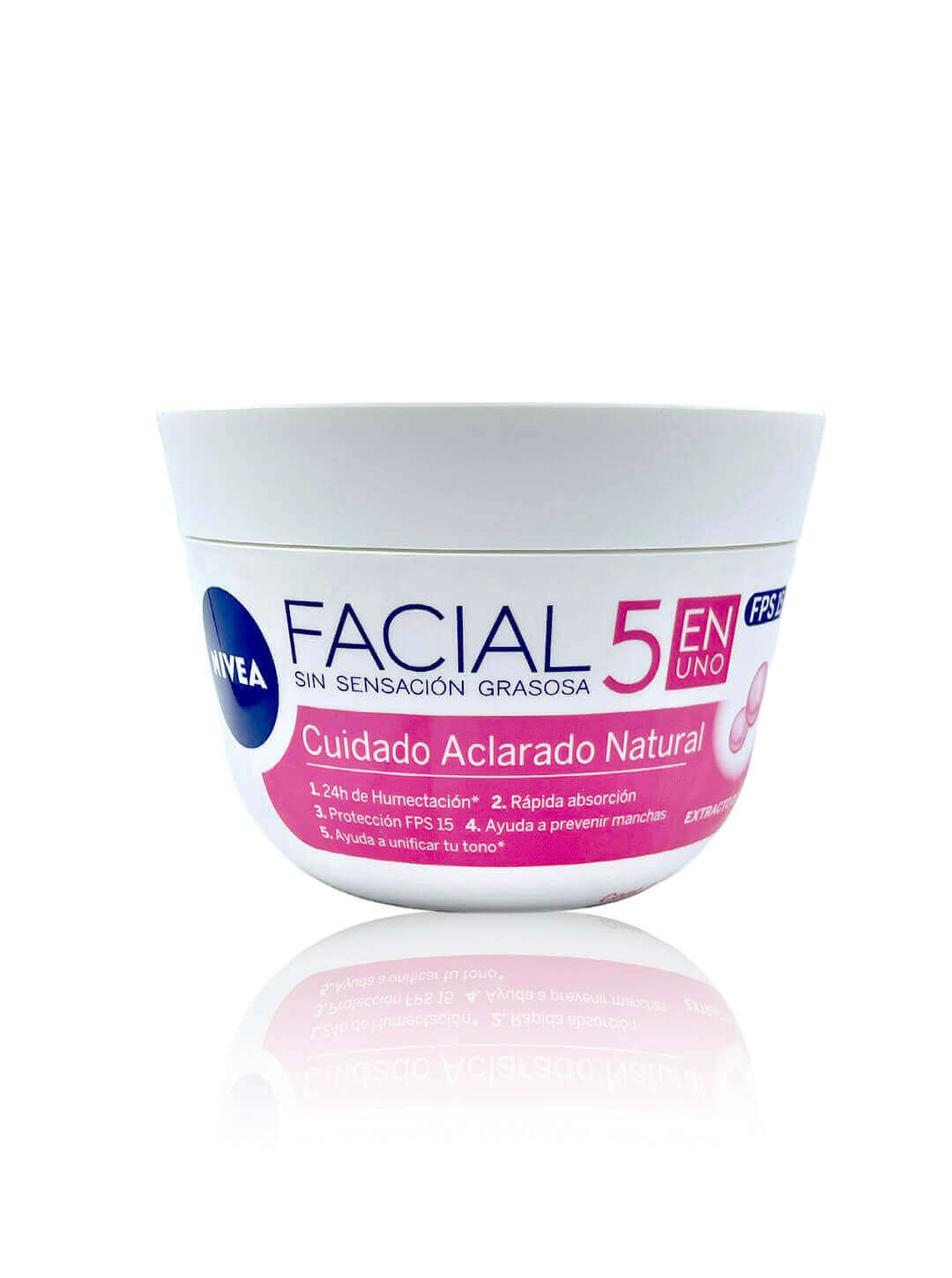 Crema Facial Nivea Aclarado Natural 5 En Uno 100ml.