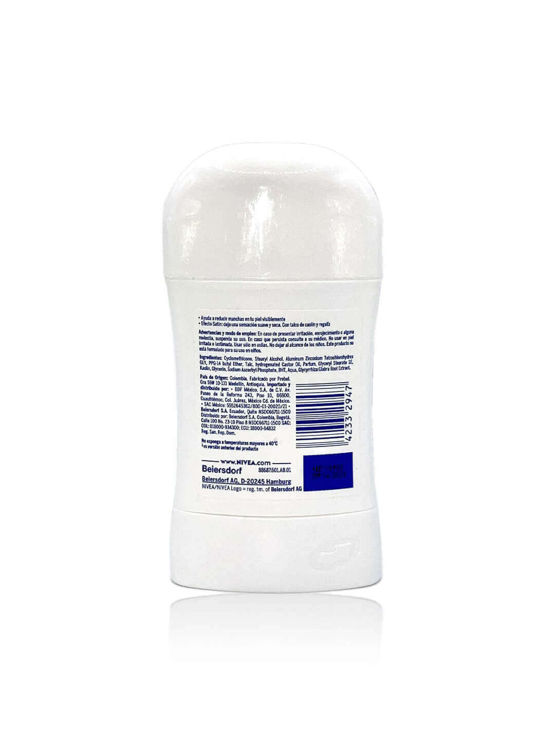 Desodorante NIVEA Antitranspirante barra Aclarado Natural.