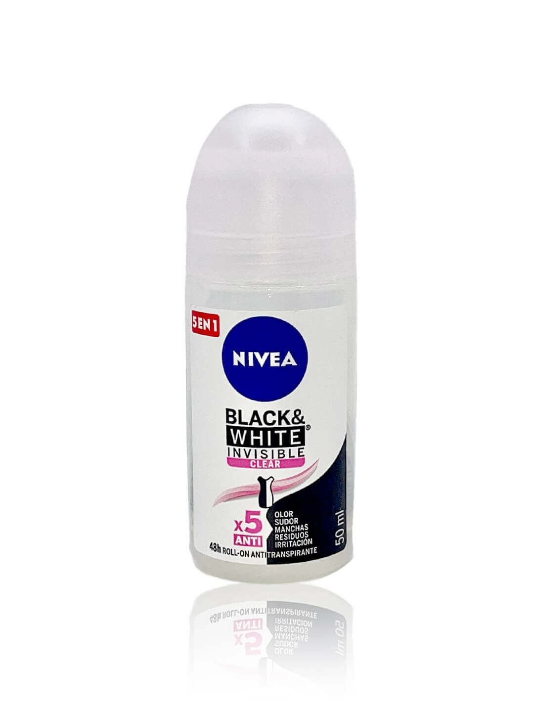 Desodorante Nivea roll on aclarado satín x 50ml.